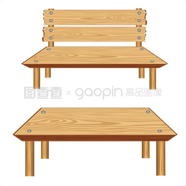 桌子和长凳